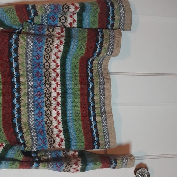 United Colors Of Benetton Fair Isle Wool Alpaca Sweater - Picture 3 of 11